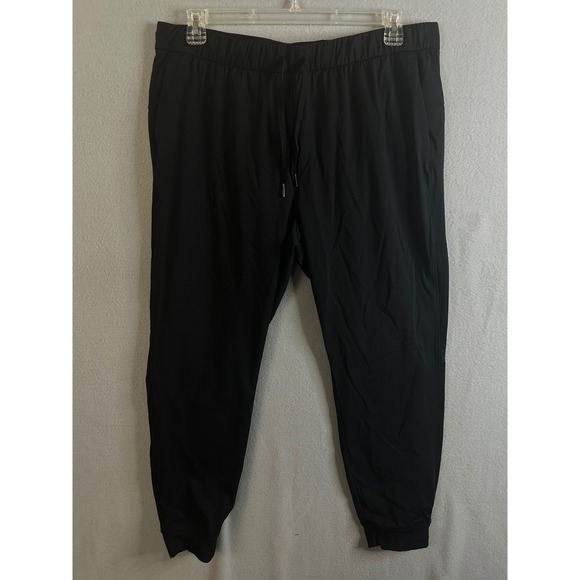 Member's Mark Pants - Members Mark Travel Jogger Pants Womens Black XL Elastic Waist Drawstring